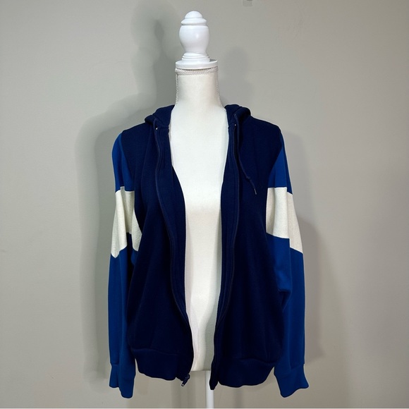 Vintage 80's Full Zip Hoodie - Men's Track Jacket - Main Event Athletic Club - Picture 10 of 11